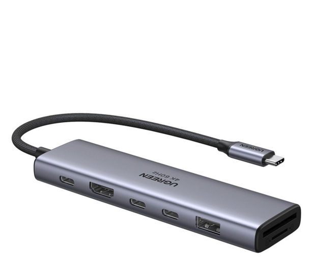 UGREEN Hub Revodok 7w1 USB-C /2x USB-C 3.2 USB-A 3.2 HDMI PD 100W - 1488930 - zdjęcie 2